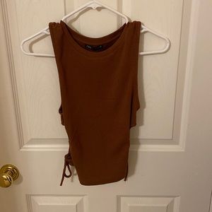 Zara tank with side cut outs